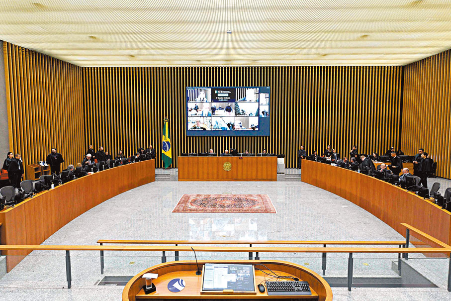 ◆巴西高等法院對案件進行審理。  法新社