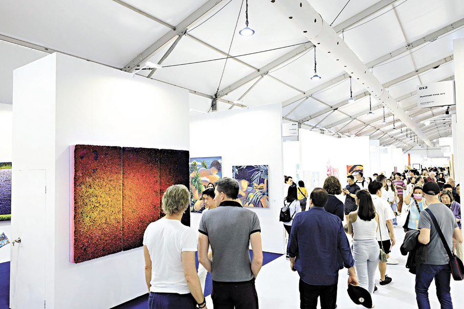 ◆Art Central展覽是旅發局「藝聚香港」重點活動之一。香港文匯報記者北山彥  攝