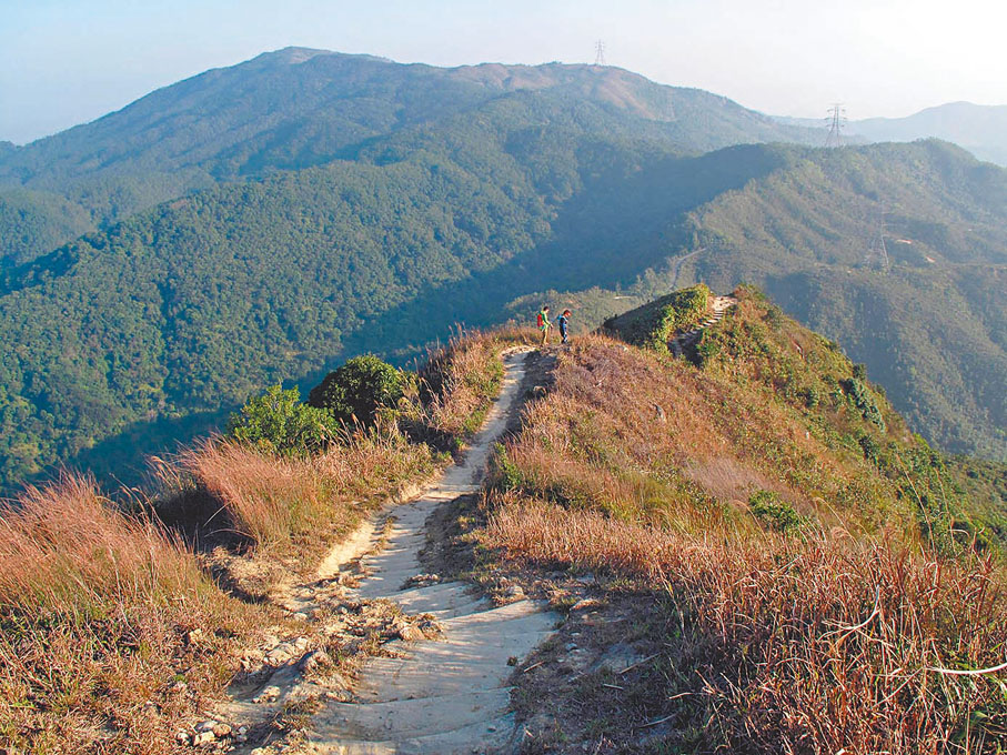 ◆遊人走過麥理浩徑第七段。