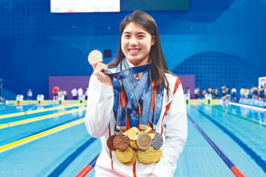 泳壇名將張雨霏