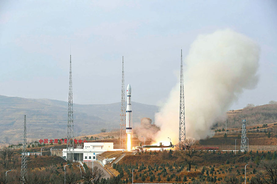 ◆2021年，我國通過運載火箭成功將「可持續發展科學衛星1號」發射升空。 資料圖片