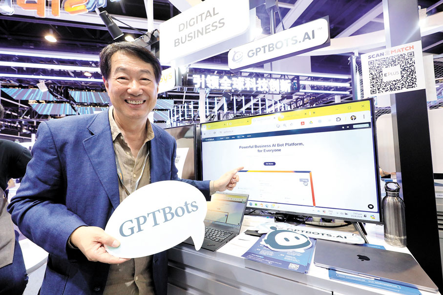 ◆Tommy指在國家積極推動新質生產力的背景下，公司亦可受惠。香港文匯報記者北山彥 攝