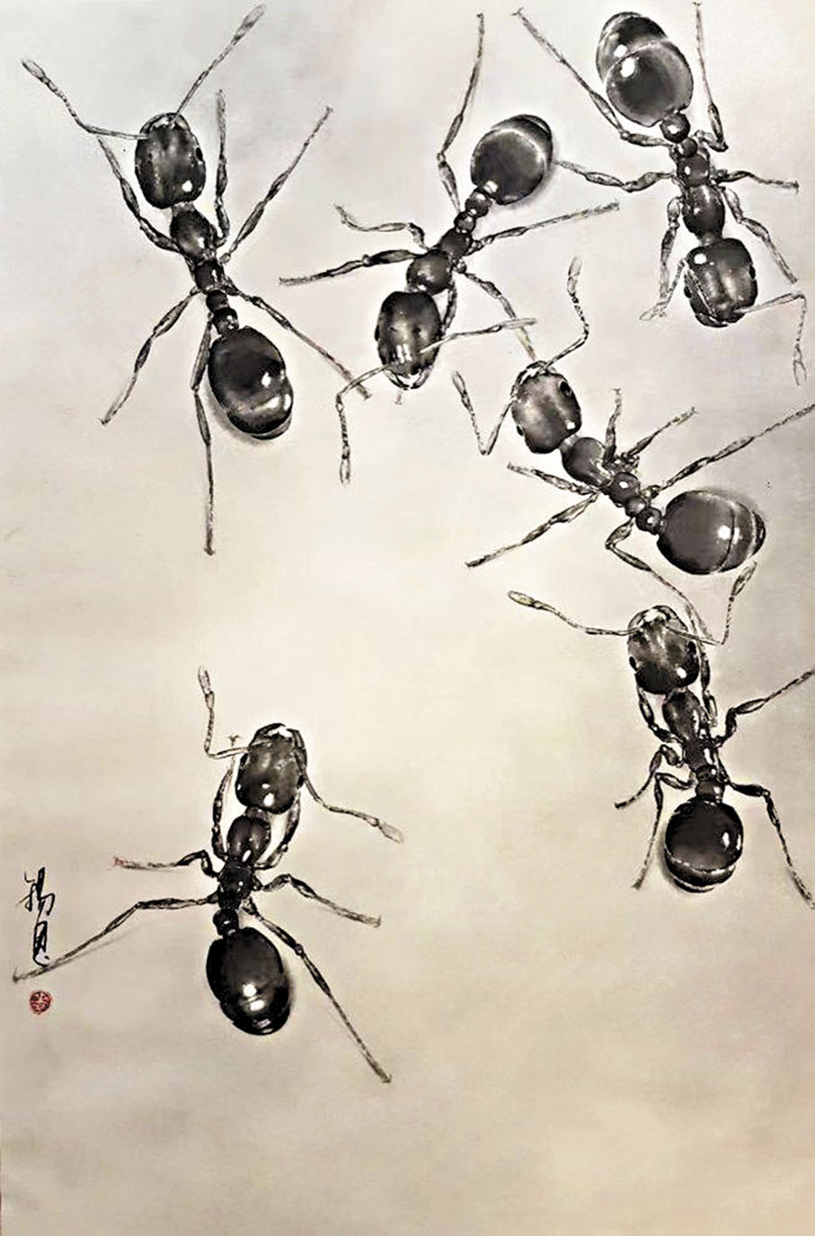 ◆麥錫恩作品。 作者供圖