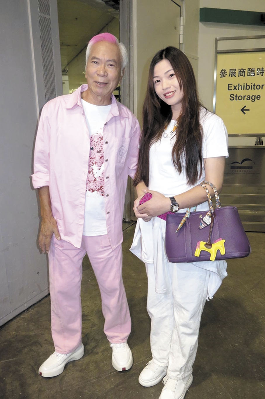 ◆李龍基與未婚妻王青霞（Chris）。