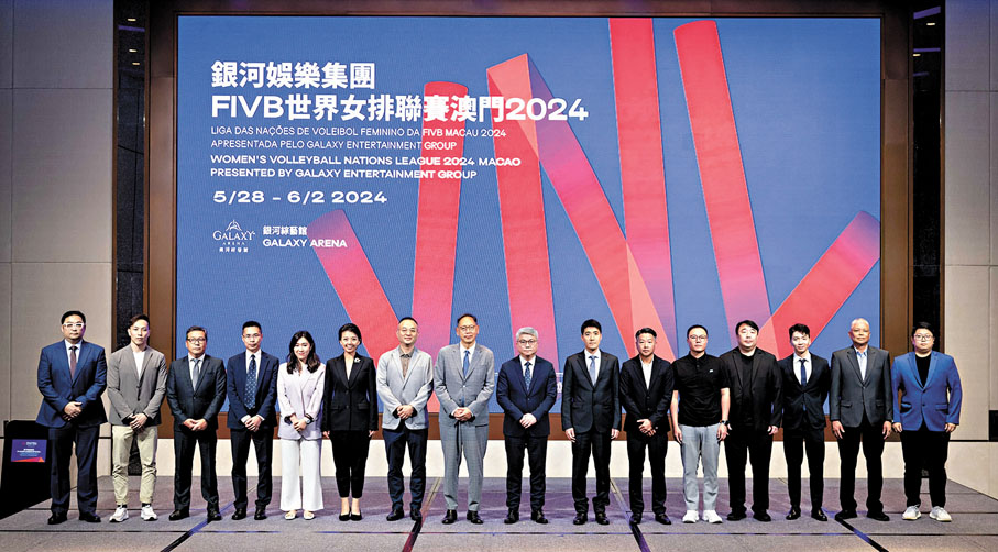 ◆女排世聯賽澳門站將於本月28日至6月2日舉行。