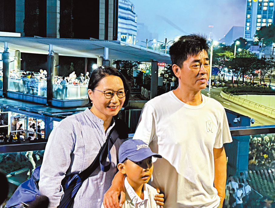 ◆楊氏一家 香港文匯報記者唐文 攝