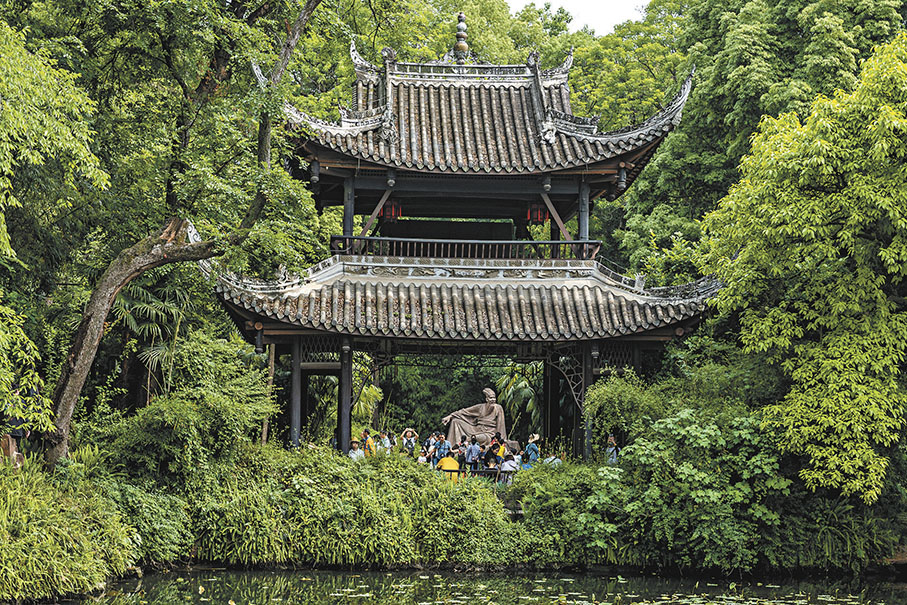 ◆四川眉山市的三蘇祠是全國重點文物保護單位，是北宋著名文學家蘇洵、蘇軾、蘇轍的故居。 資料圖片