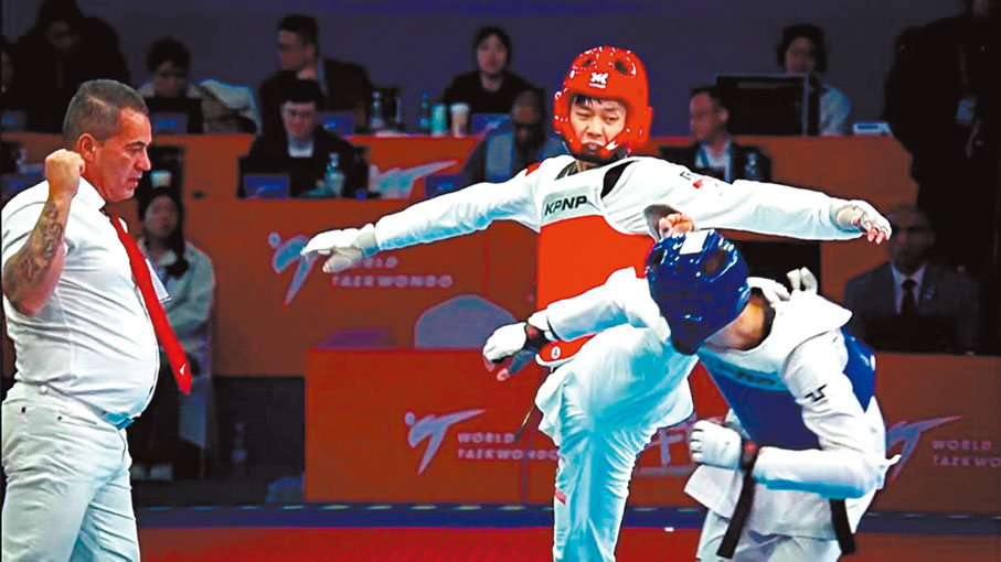 ◆盧蔚豐早前在資格賽獲銅牌。 中國香港跆拳道協會Fb圖片