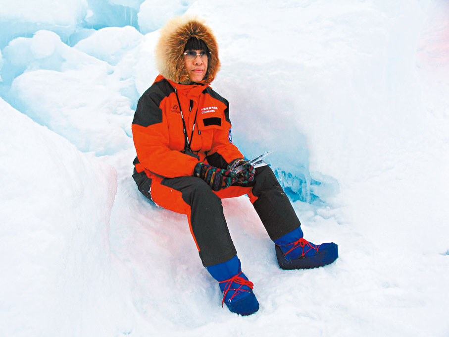 ◆李樂詩曾多次赴南極及北極探險。受訪者供圖