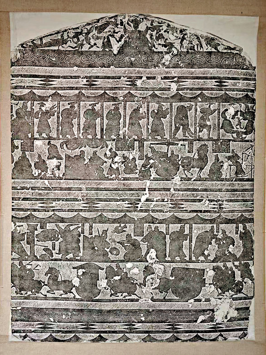 ◆武梁祠西壁拓片　殷江宏  攝