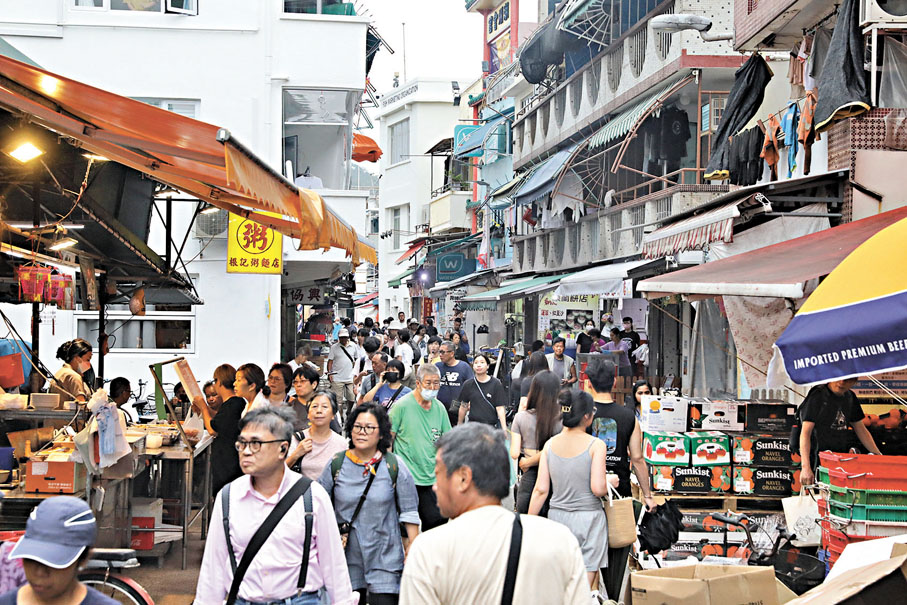 ◆長洲街景　香港文匯報記者郭木又  攝