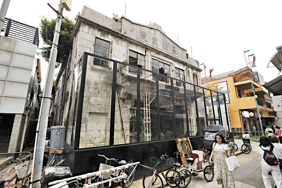 ◆長洲戲院　香港文匯報記者郭木又  攝