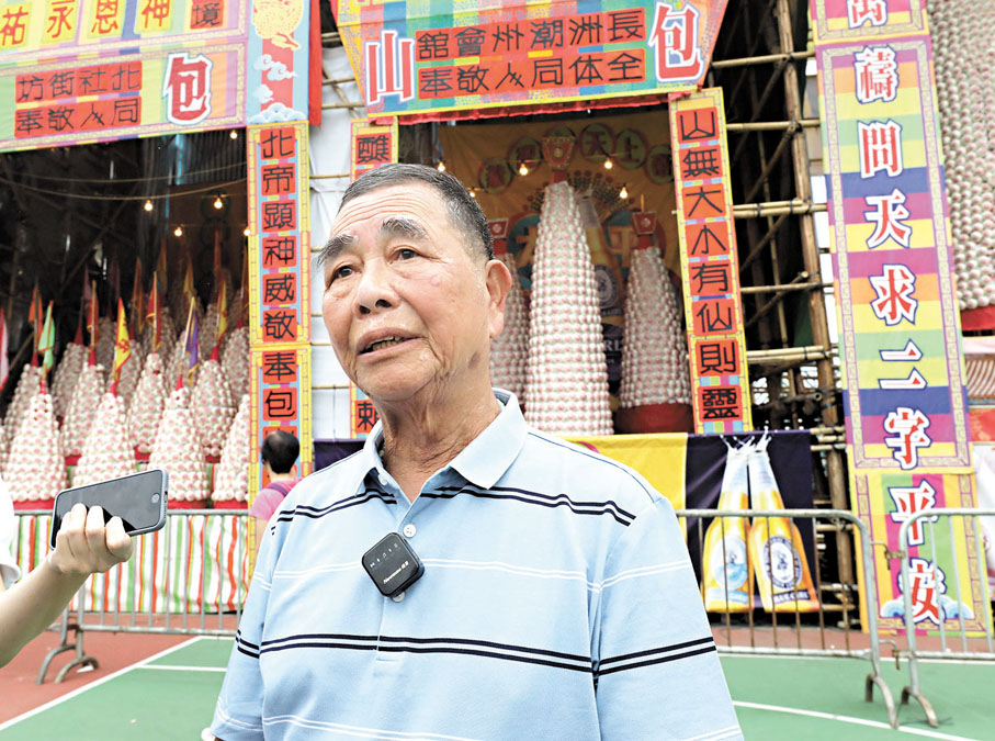 ◆長洲值理會主席翁志明　香港文匯報記者郭木又  攝