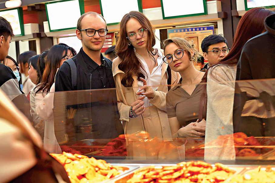 ◆海外遊客也品嘗寧夏辣糊糊