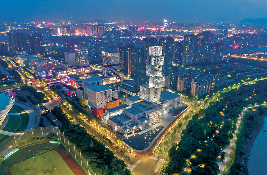 ◆佛山市昨天發布穩樓市新政，提出放寬購房入戶政策。圖為佛山東平新城。 資料圖片