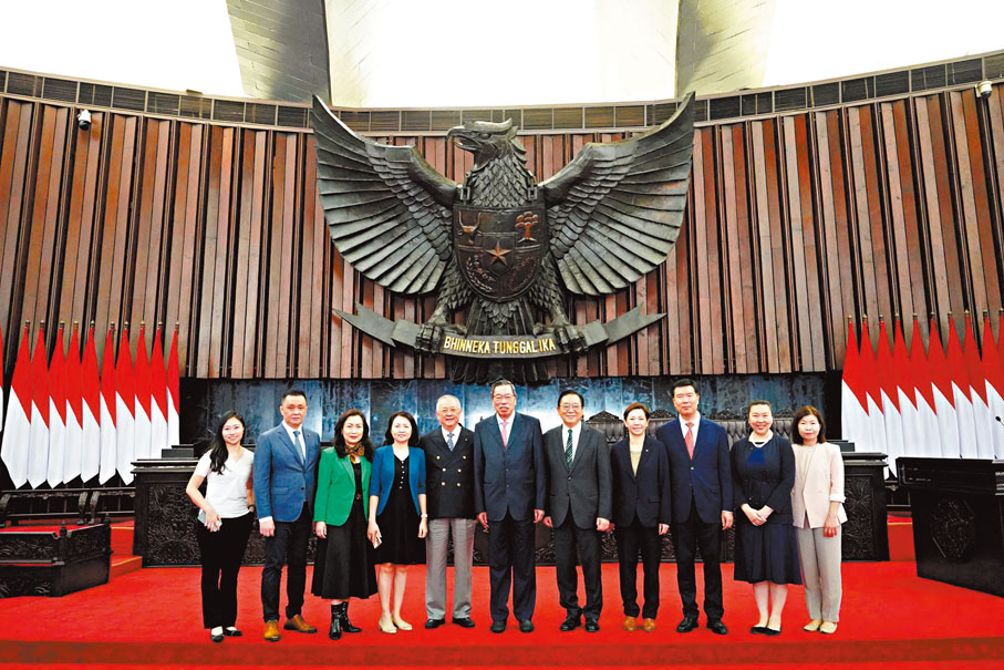◆立法會訪印尼國會， 推動協作加深友誼。梁君彥Fb圖片
