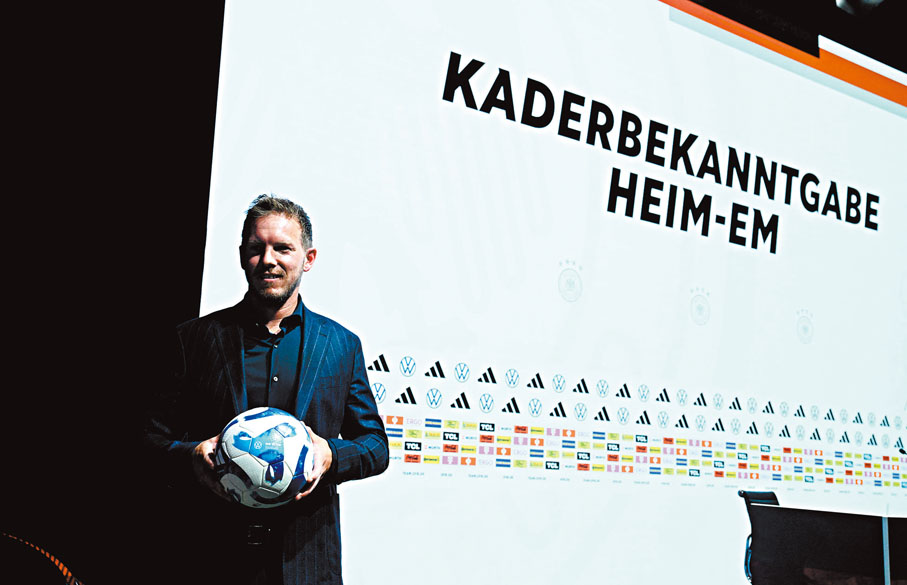 ◆拿高士文昨天公布了德國隊的歐國盃27人初選名單。  路透社