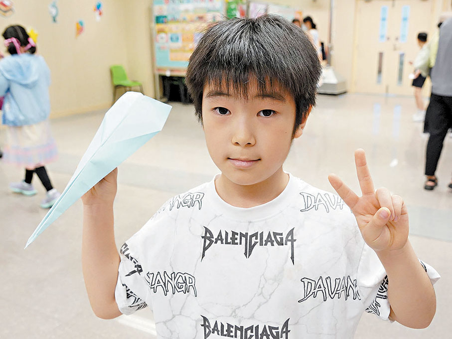 ◆李同學說，可以和大飛機C919的工程師互動很開心，線上講述的內容非常有趣。