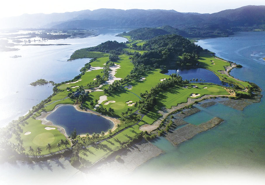 ◆ 三亞海棠灣海中海高爾夫球會