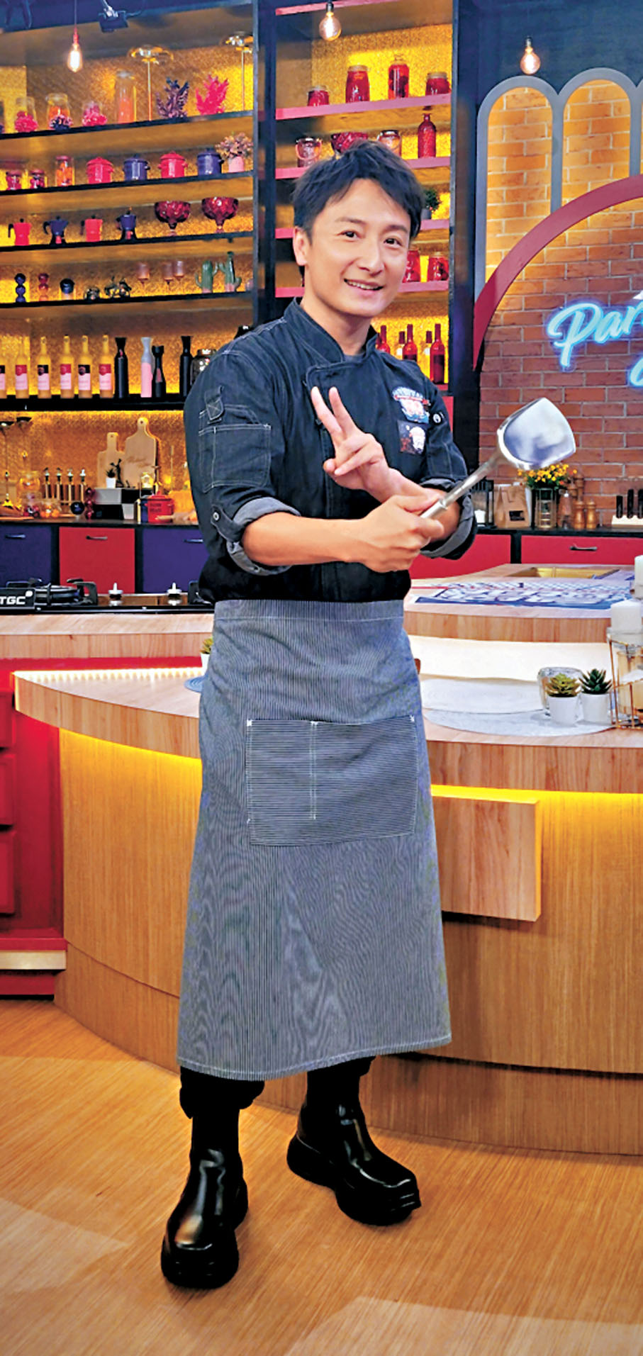 ◆方力申強調與女友葉萱感情穩定。