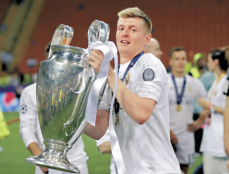 ◆卻奧斯曾協助皇馬四奪歐聯錦標。  資料圖片