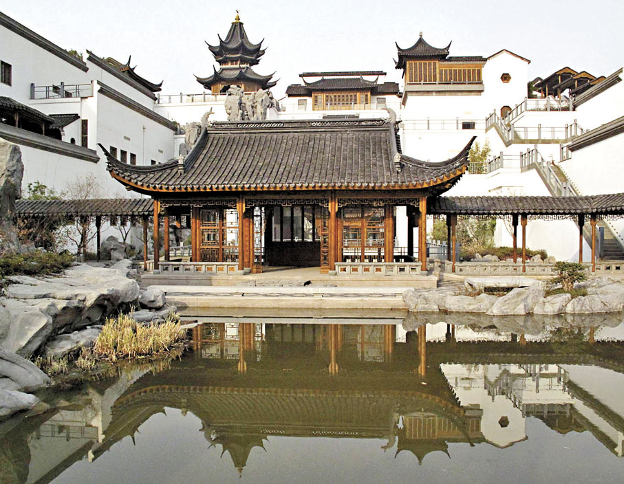 ◆ 在南京大行宮江寧織造府遺址上興建的江寧織造府博物館。資料圖片