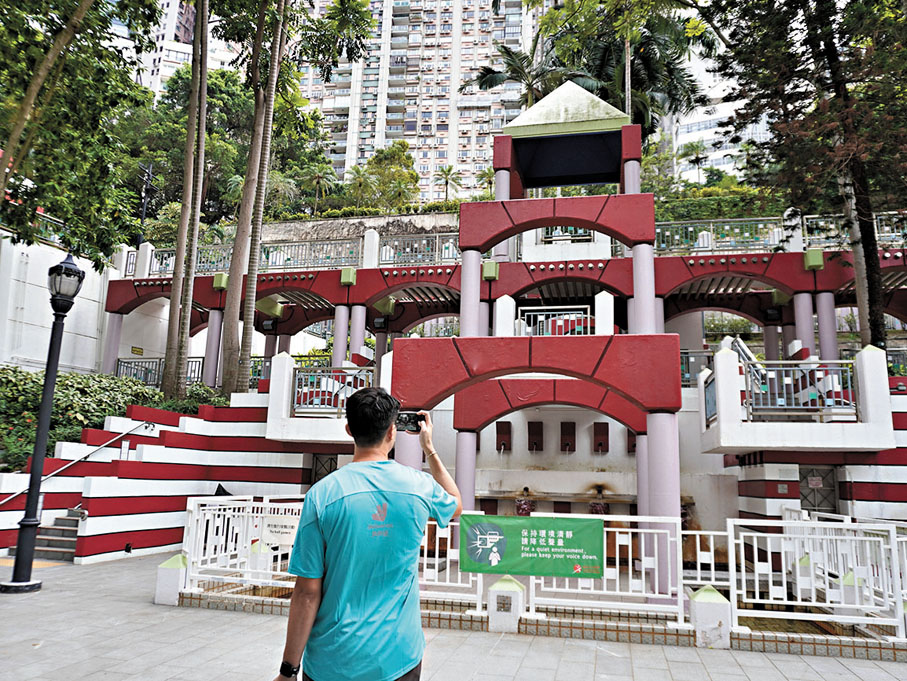 ◆Hero常在堅巷花園休息，對這裏留下了深刻的印象。 張岳悅 攝