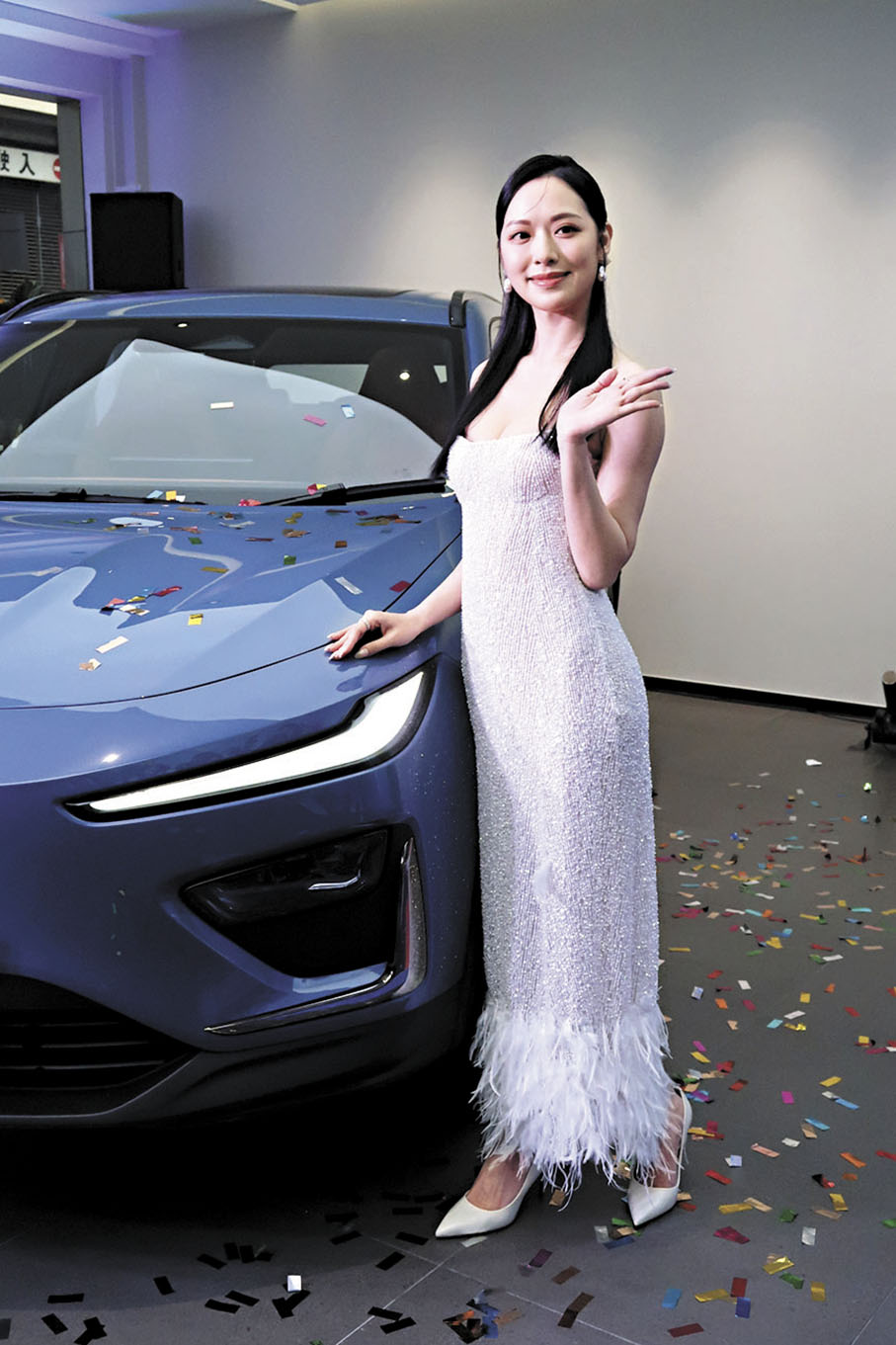 ◆馮盈盈表示汽車對她來說不能缺少。