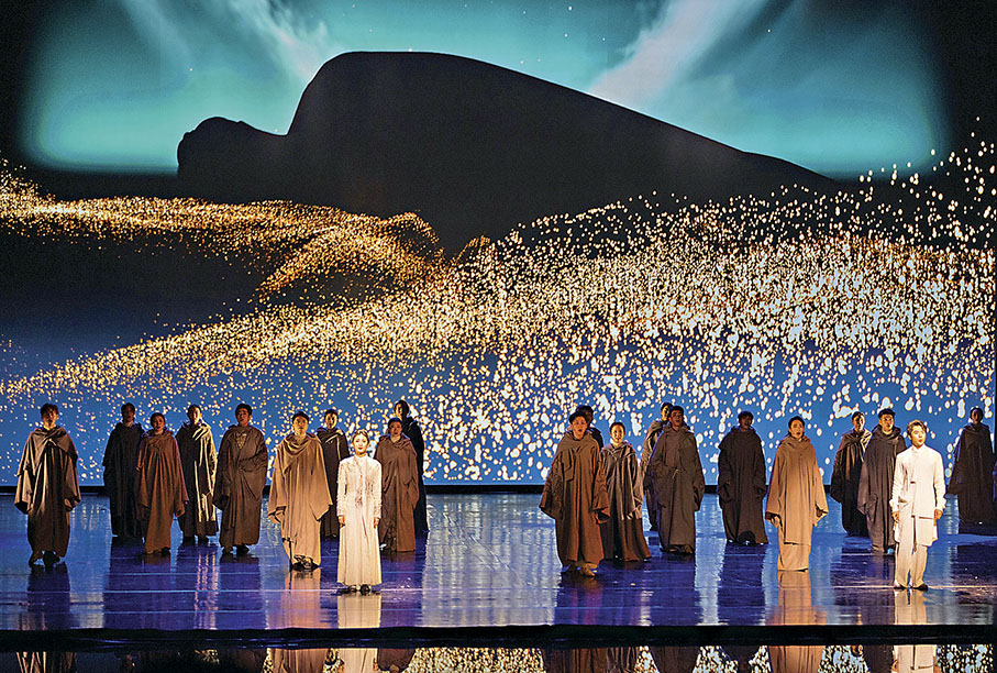 ◆音樂劇《飛天》帶來美妙視聽感覺。