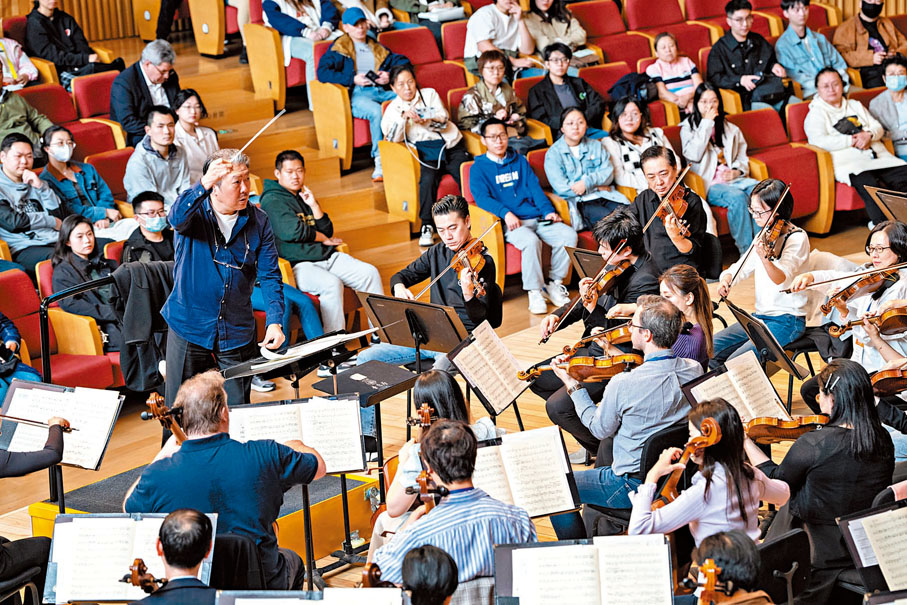 ◆港樂與哈爾濱交響樂團舉行聯排。攝影：Desmond Chan/港樂