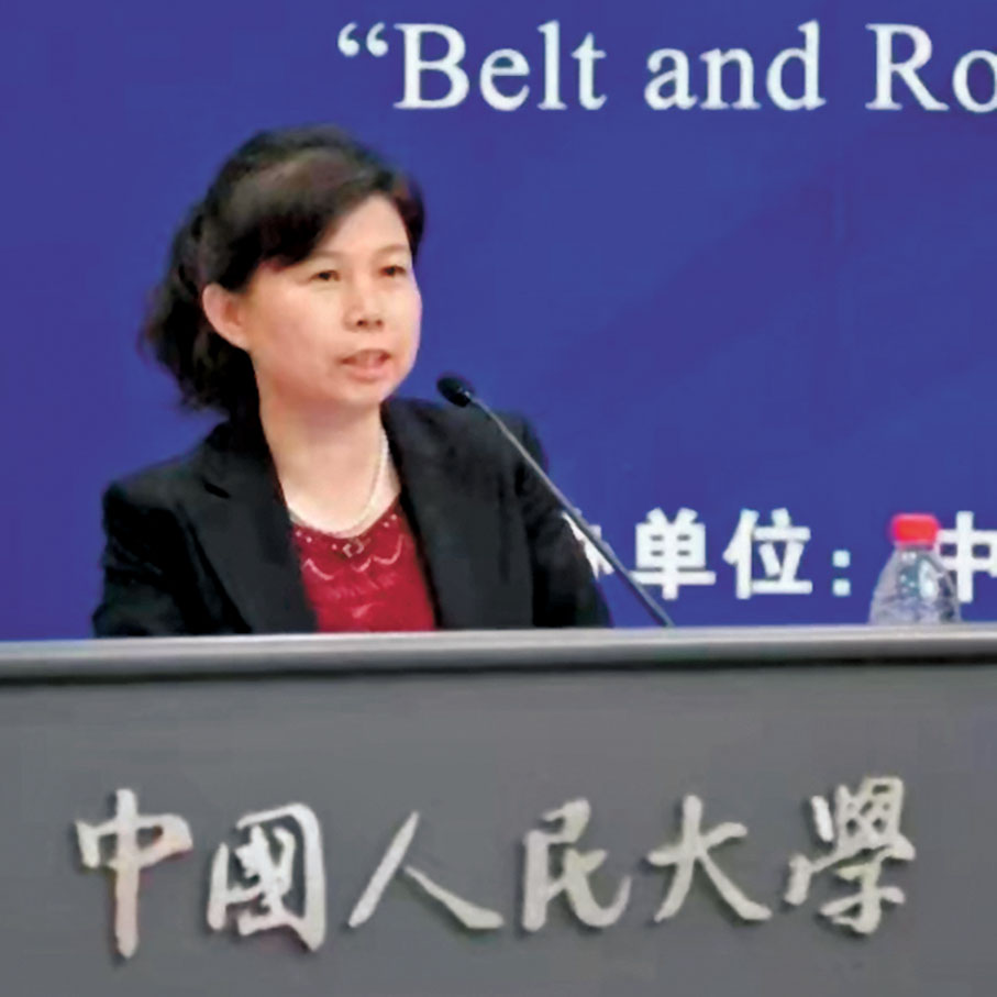 ◆中國人民大學重陽金融研究院合作研究部主任劉英研究員。  香港文匯報北京傳真