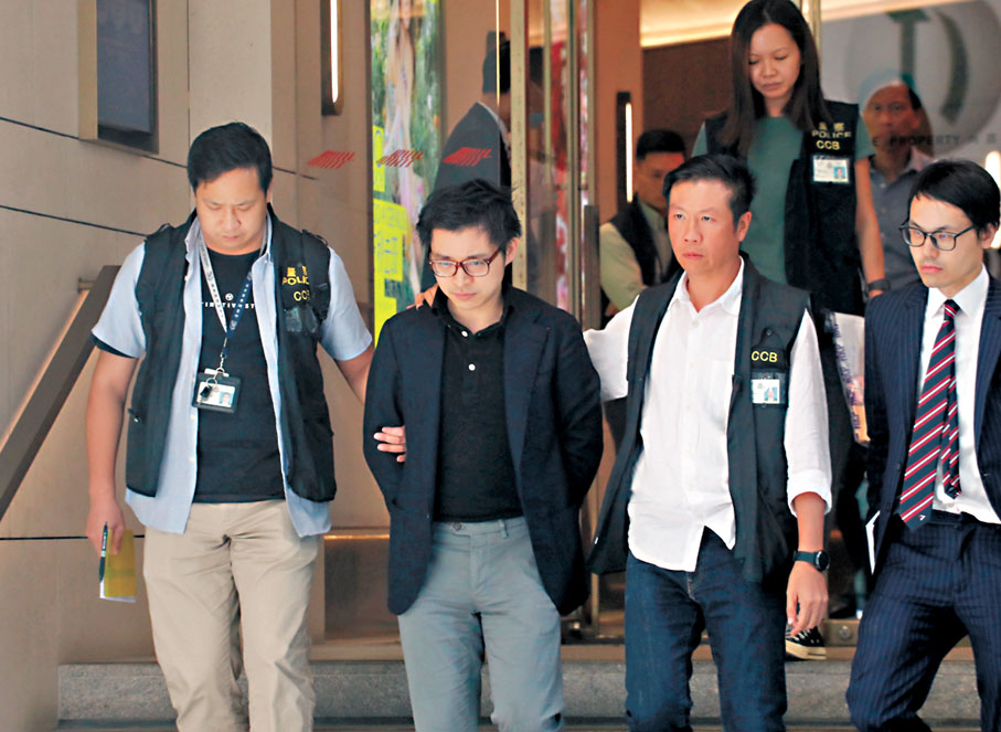 ◆曾宣稱申請成為虛擬資產交易平台JPEX合夥人的知名KOL林作,當日因涉案被捕。資料圖片