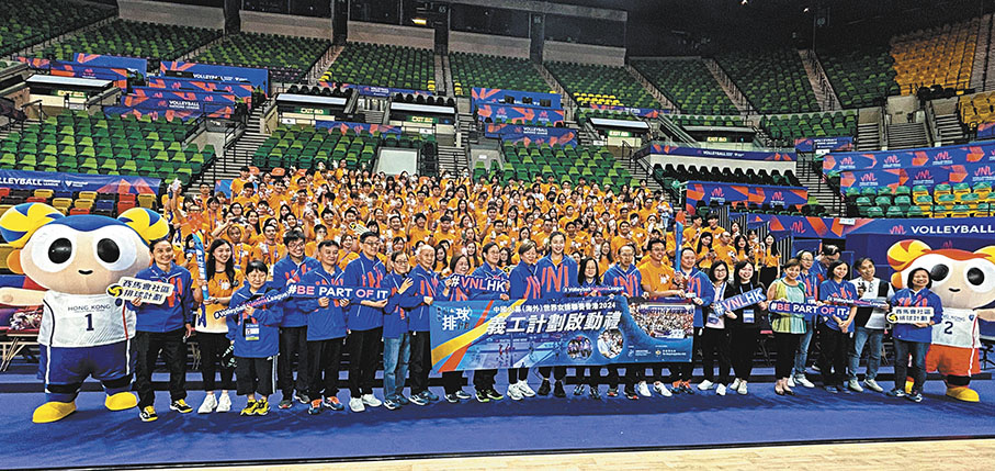 ◆義工計劃啟動禮大合照。  香港文匯報記者張發兒  攝