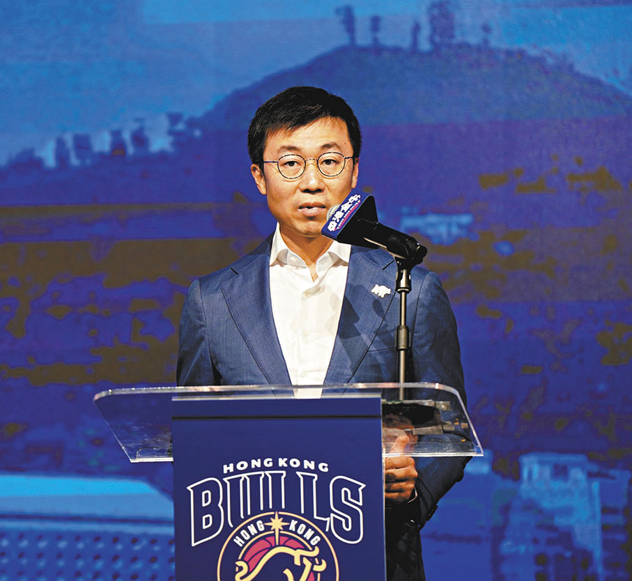 ◆錢濤在會上發言。 香港文匯報記者郭正謙 攝