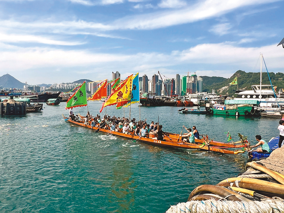 ◆各龍舟會經常進行小型灣頭賽。