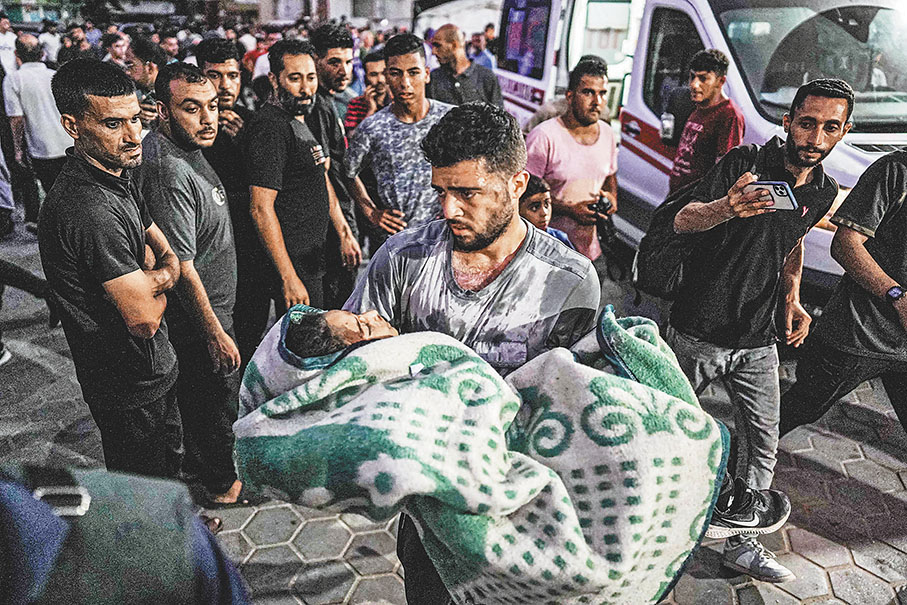 ◆加沙有超過1.5萬名兒童在本輪巴以衝突中死亡。 資料圖片