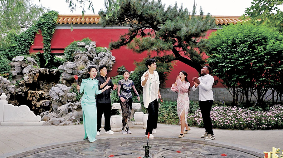 ◆留學生體驗中國傳統端午民俗。 