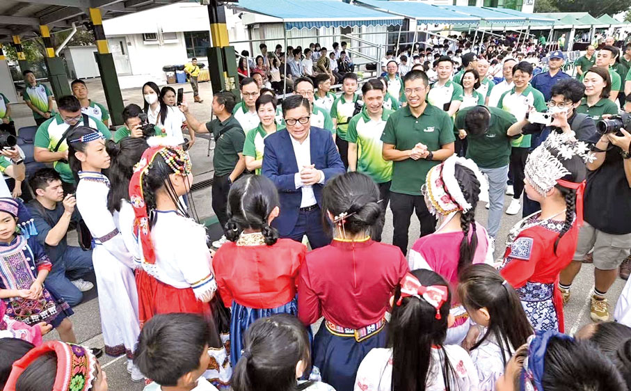◆王家揚於2024年4月14日出席全民國安全教育日及香港海關學院開放日。
