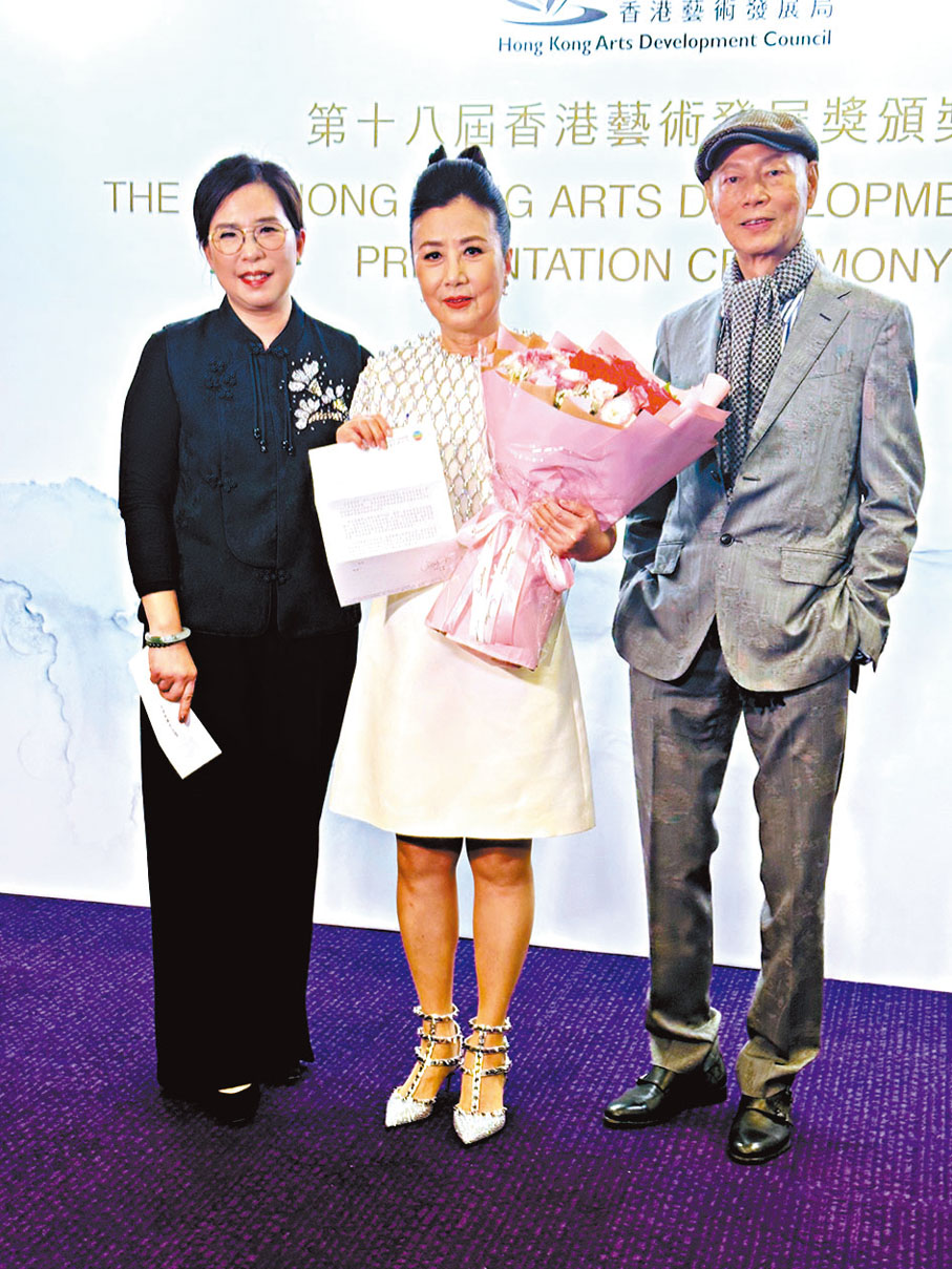 ◆汪明荃感謝家英哥的相伴與支持。