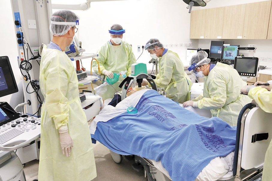 ◆廣華醫院手術室設有後備電力供應，確保手術室在運作途中不會因任何電力中斷而受到影響。資料圖片