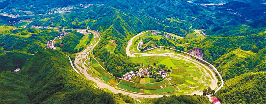 ◆陝西省商洛市商南縣生態環境優越。香港文匯報陝西傳真