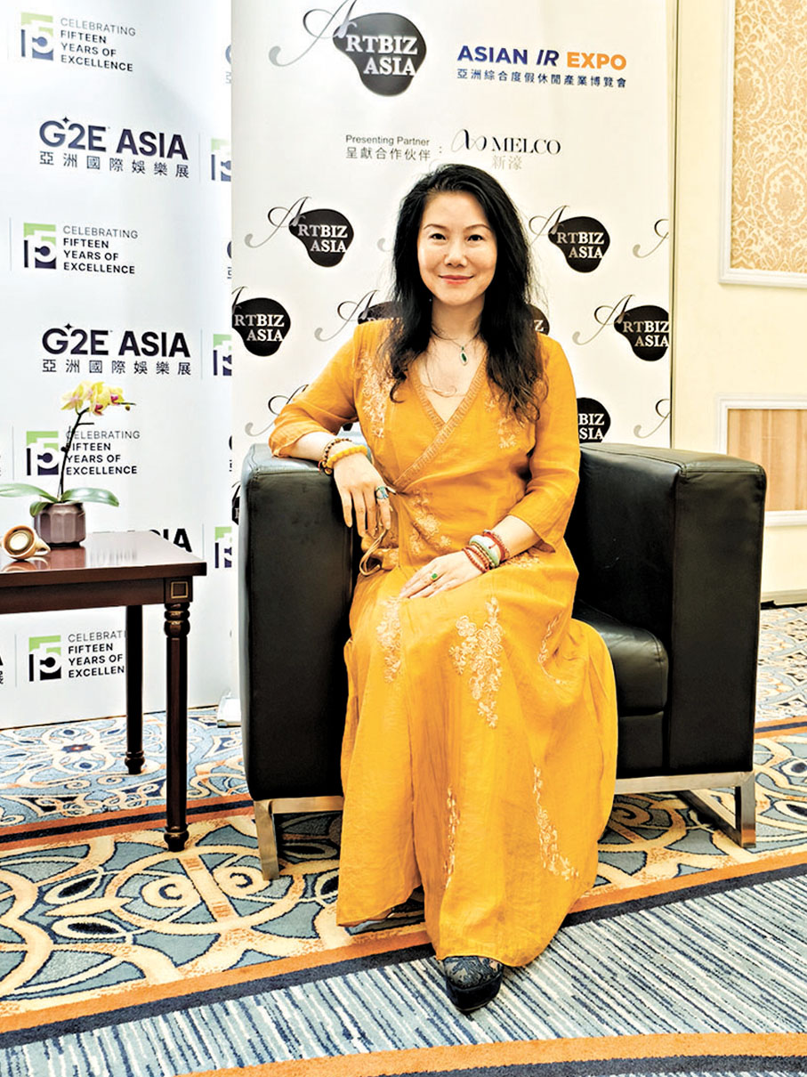 ◆馬菁汝教授表示，大範圍實現全民美育仍是任重而道遠。 雨竹  攝