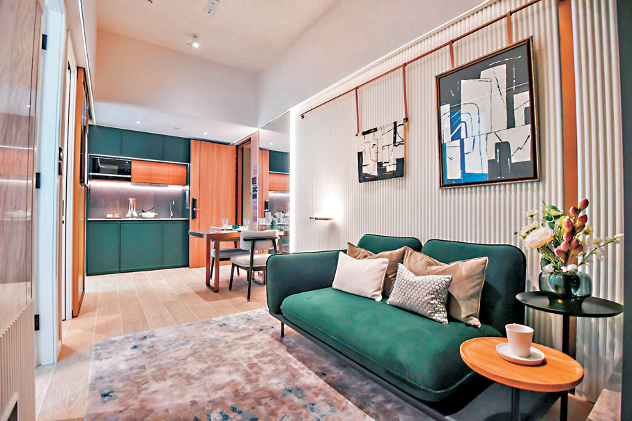 ◆尚逸389方呎兩房連裝修示範單位。