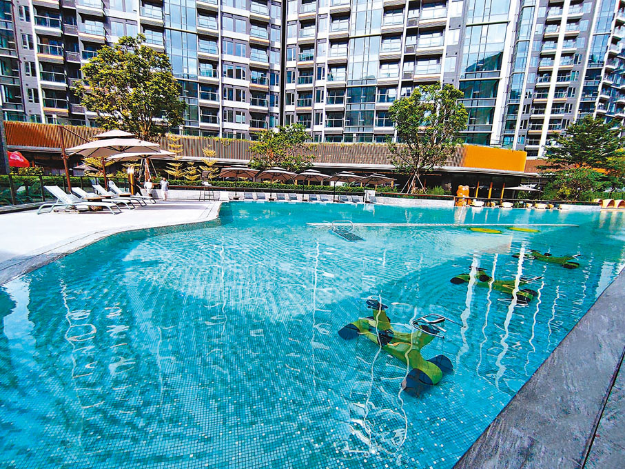 ◆Club Silicon採取雙會所設計，提供逾40項設施。香港文匯報記者梁悅琴  攝