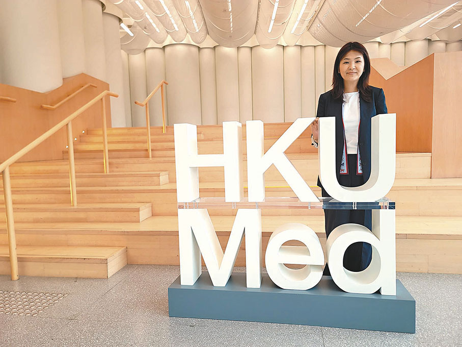 ◆馬桂宜憑藉出色的研究榮獲多項科學大獎。香港文匯報 記者 鍾健文 攝