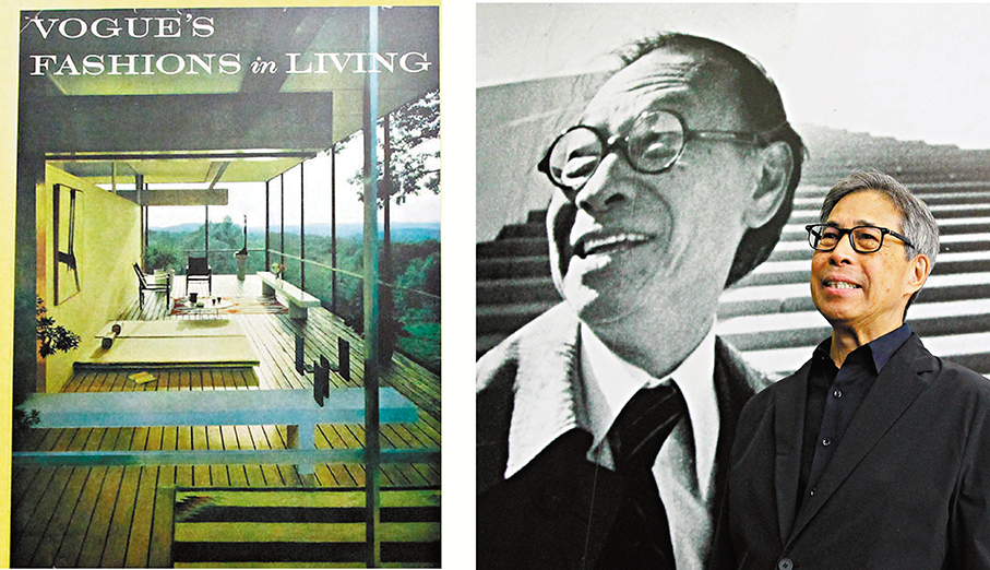 ◆貝禮中（右圖）最喜歡的父親作品永遠是貝氏私邸（左圖）。 香港文匯報記者黃艾力 攝