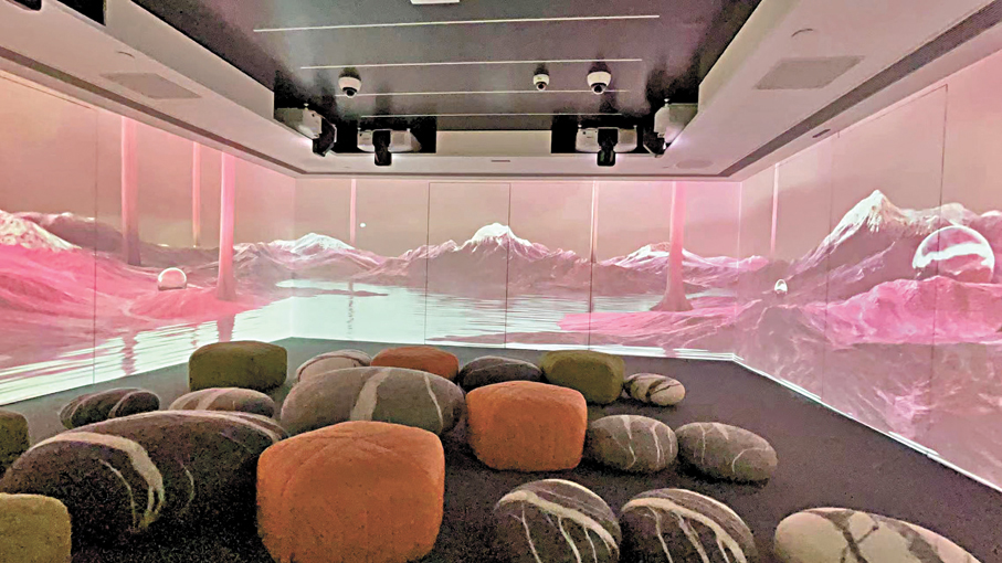 ◆劉峻威透過作品《恢復》刻畫所有生物相互依存的關係。