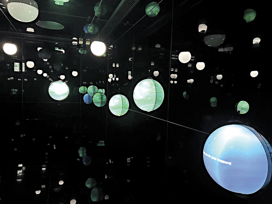 ◆「郁下郁下有限公司」的互動裝置《回應》。