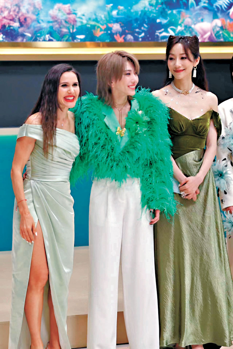 ◆Joyce（左）成為今年中法建交60周年的人文交流大使。 胡若璋  攝