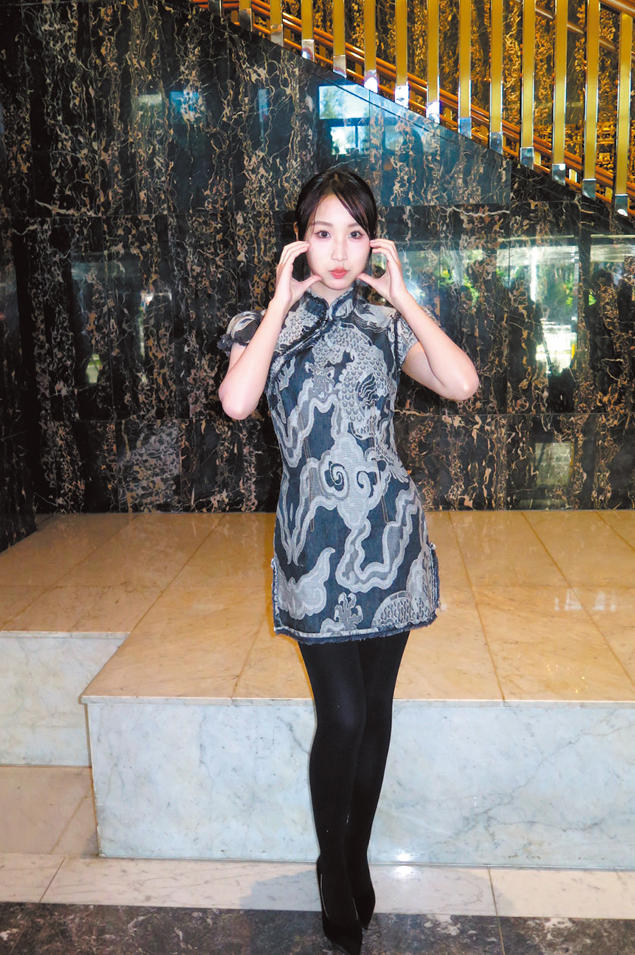 ◆詹天文表示本身都愛穿旗袍，也有買過在家穿。